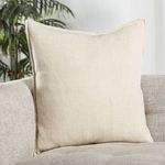 Product Image 3 for Blanche Solid Cream Pillow from Jaipur 