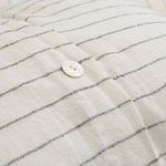 Product Image 4 for Blake Cream / Grey Striped Linen Queen Duvet Cover from Pom Pom at Home