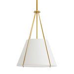 Product Image 1 for Heloise Antique Gold Brass Steel Pendant from Arteriors