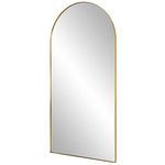 Product Image 4 for Crosley Antique Brass Arch Mirror from Uttermost