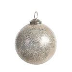 Product Image 1 for Frostine Silver Medium Glass Ball Ornament, Set of 6 from Park Hill Collection