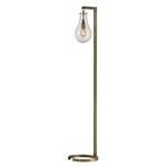 Product Image 1 for Antique Brass Floor Lamp With Clear Glass Shade from Elk Home