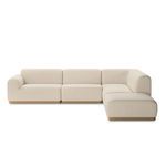 Product Image 3 for Dana Outdoor 4 Piece Sectional With Ottoman from Four Hands