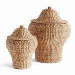 Product Image 1 for Water Hyacinth Ginger Jars, Set Of 2 from Napa Home And Garden