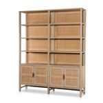 Product Image 1 for Caprice Wide Wooden Bookshelf - Natural Mango from Four Hands