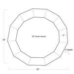 Product Image 1 for Ares Bone Mirror from Regina Andrew Design