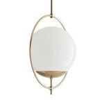 Product Image 3 for Volta Pale Brass Silver Steel Pendant from Arteriors