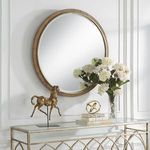 Product Image 4 for Paradise Round Rattan Mirror from Uttermost