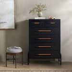 Product Image 23 for Rosedale 6-Drawer Tall Oak Dresser - Ebony Oak Veneer from Four Hands