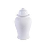 Product Image 4 for Matte White Temple Jar from Legend of Asia