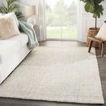 Product Image 5 for Bluffton Natural Solid Ivory/ Blue Rug from Jaipur 