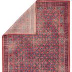 Product Image 4 for Concord Hand Knotted Medallion Red/ Blue Area Rug from Jaipur