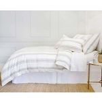 Product Image 3 for Jackson Cream / Grey Linen Queen Duvet Cover from Pom Pom at Home