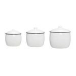 Product Image 2 for White Kitchen Canister Set from Creative Co-Op