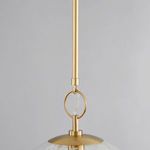 Product Image 3 for Belleville 1-Light Large Large Pendant - Aged Brass from Hudson Valley