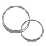 Product Image 4 for Orbits Nickel Ring Sculptures, Set of 2 from Uttermost