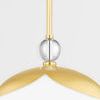 Product Image 4 for Perla 1-Light Large Aged Brass Pendant Light from Hudson Valley