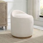 Product Image 3 for Swirl Swivel Sheepskin Ottoman from Uttermost