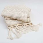 Product Image 1 for Trestles Oversized Throw Blanket - Antique White from Pom Pom at Home