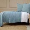 Product Image 1 for Huntington Cotton Queen Coverlet - Sea Glass from Pom Pom at Home