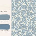 Product Image 4 for Laura Ashley Cariad Spray Newport Blue Wallpaper from Graham & Brown