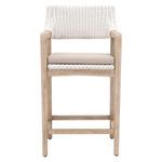 Product Image 1 for Lucia White Rattan Solid Mahogany Counter Stool from Essentials for Living