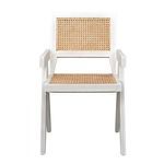 Product Image 3 for Jude Chair with Caning, White Wash from Noir