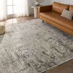 Product Image 5 for Belvoir Modern Abstract Light Gray/ Cream Rug - 5'3" x 7'6" from Jaipur