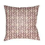 Product Image 1 for Textures Burgundy Outdoor Pillow from Surya