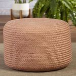 Product Image 5 for Santa Rosa Indoor/ Outdoor Blush Cylinder Pouf from Jaipur 