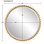 Product Image 4 for Taza Round Mirror from Uttermost