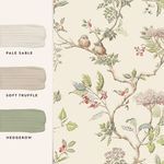 Product Image 4 for Laura Ashley Elderwood Natural Botanicals, Florals & Birds Wallpaper from Graham & Brown
