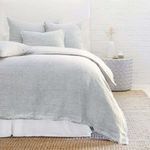 Product Image 1 for Logan Navy Linen Twin Duvet Cover from Pom Pom at Home