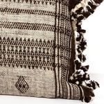 Product Image 5 for Bhujodi 12" x 48" Mocha Brown Decorative Body Pillow from Four Hands