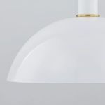 Product Image 4 for Camille Large White Pendant Light from Mitzi