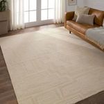 Product Image 14 for Aterian Handmade Medallion Light Gray / Cream Rug 10' x 14' from Jaipur