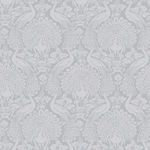 Product Image 1 for Laura Ashley Peacock Damask Pale Slate Wallpaper from Graham & Brown