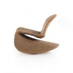 Product Image 5 for Portia Wicker Modern Outdoor Rocking Chair - Vintage Natural from Four Hands