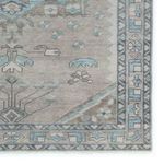 Product Image 3 for Santita Hand-Knotted Medallion Gray/ Blue Rug from Jaipur 