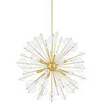 Product Image 1 for Linnea 8-Light Modern Decorative Aged Brass Chandelier from Mitzi
