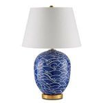 Product Image 2 for Nami Blue & White Porcelain Table Lamp from Currey & Company