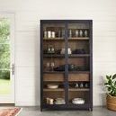 Product Image 22 for Millie Drifted Black/Drifted Oak Cabinet from Four Hands