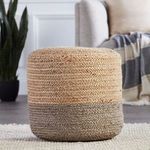 Product Image 2 for Oliana Ombre Taupe/ Beige Cylinder Pouf from Jaipur