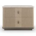 Product Image 1 for Rhythm 2-Drawer Sun Drenched Oak Nightstand from Caracole