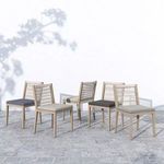 Product Image 4 for Sherwood Outdoor Dining Chair Washed Brown from Four Hands