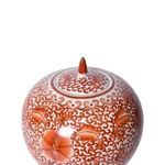 Product Image 1 for Coral Red Twisted Lotus Melon Jar from Legend of Asia