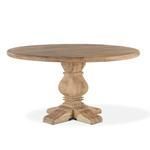 Product Image 3 for Pengrove Round Mango Wood Dining Table In Antique Oak Finish from World Interiors