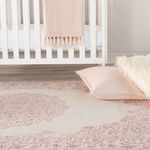 Product Image 10 for Malo Medallion Pink/ White Area Rug from Jaipur