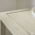 Product Image 3 for Cascade Burlap & Metal Console Table from Hooker Furniture