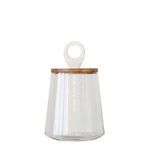 Product Image 1 for Ellie Large Glass Jar with Mango Wood and Marble Lid from Bloomingville